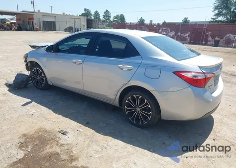 2015 Toyota Corolla S Plus from USA, damaged, VIN 5YFBURHEXFP225445